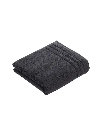 VOSSEN | Gästetuch LIORA 30x50cm Navy Blue | grau